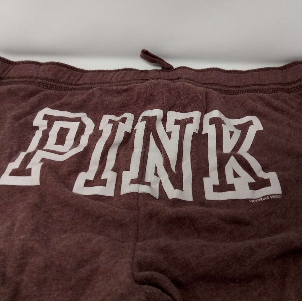 Victoria's Secret brown 'PINK' crop jogger